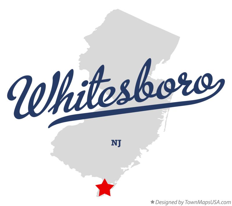 Map of Whitesboro New Jersey NJ