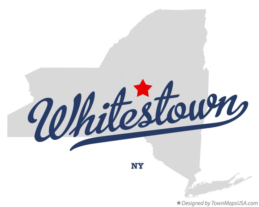 Map of Whitestown New York NY