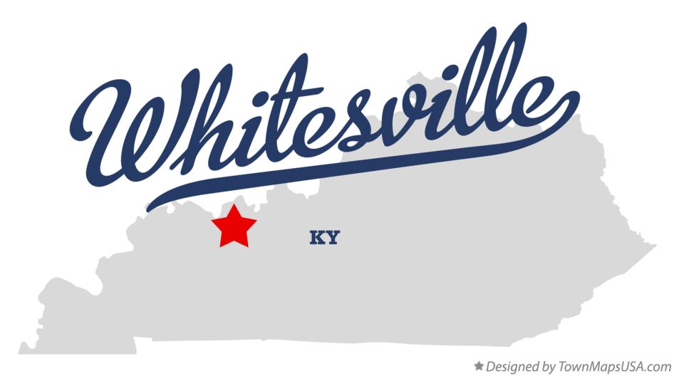 Map of Whitesville Kentucky KY