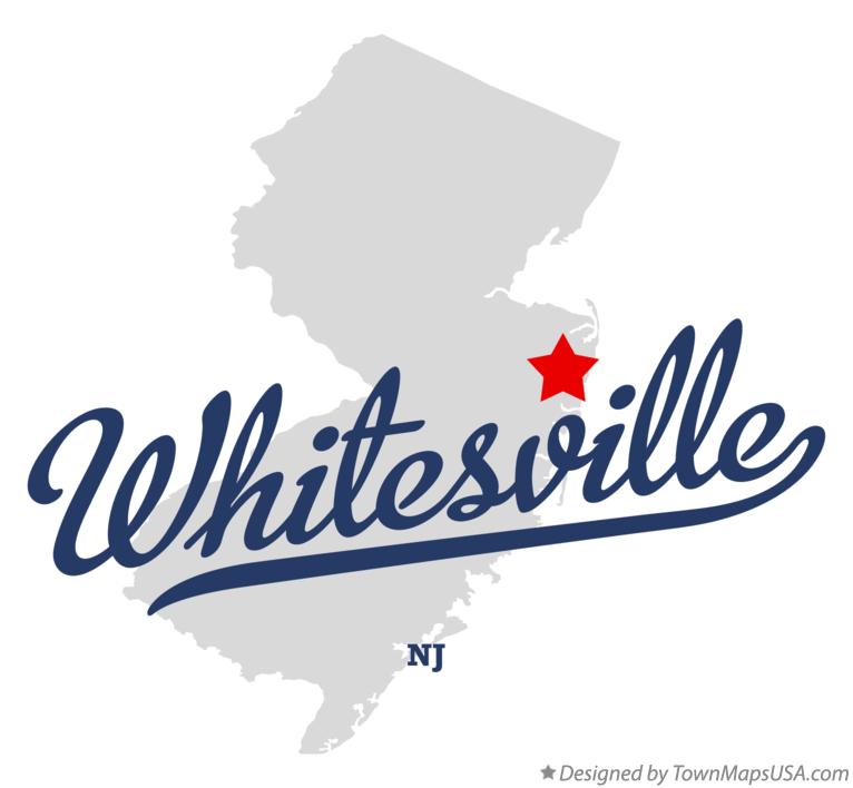 Map of Whitesville New Jersey NJ