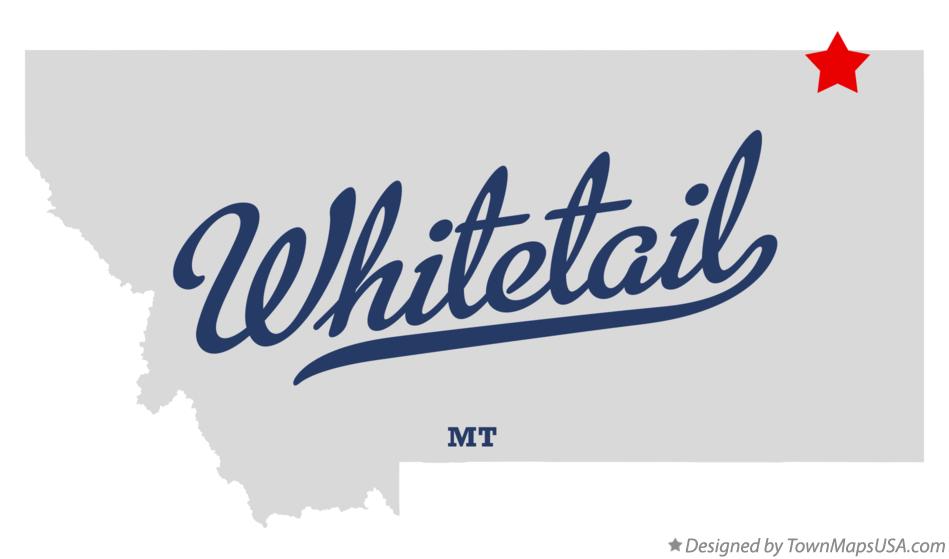 Map of Whitetail Montana MT
