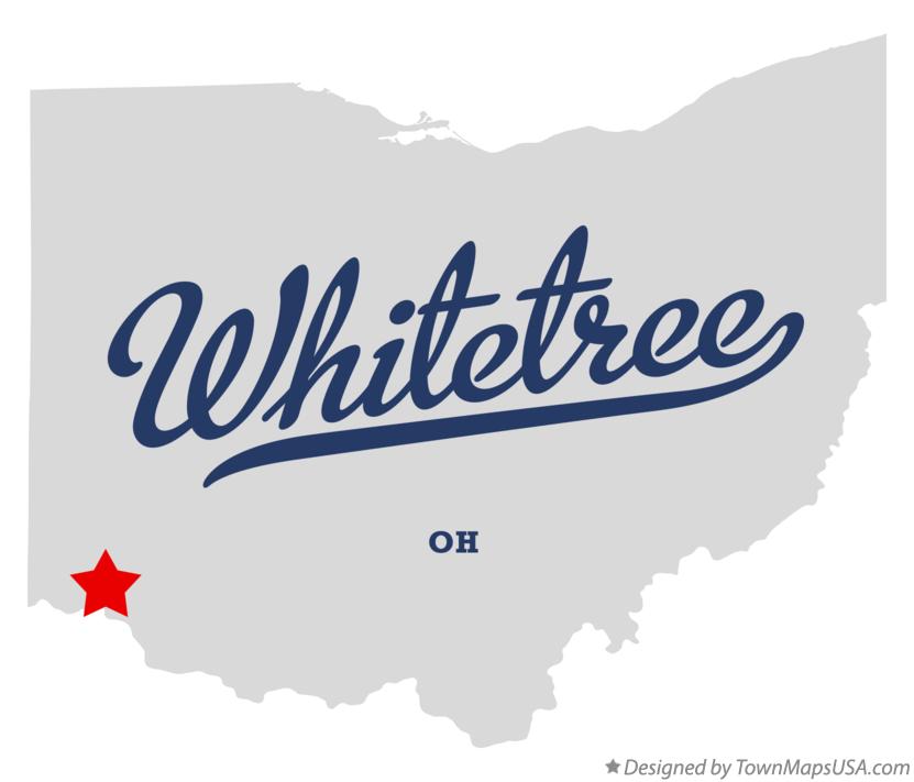 Map of Whitetree Ohio OH