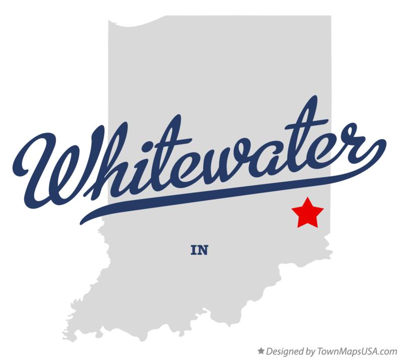 Map of Whitewater Indiana IN