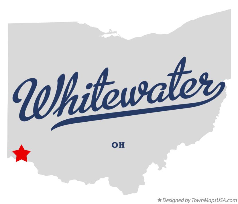 Map of Whitewater Ohio OH