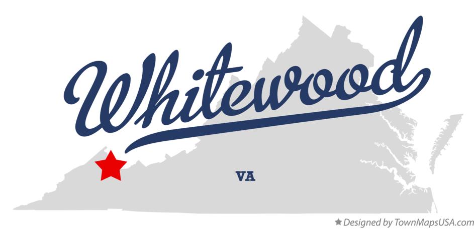 Map of Whitewood Virginia VA