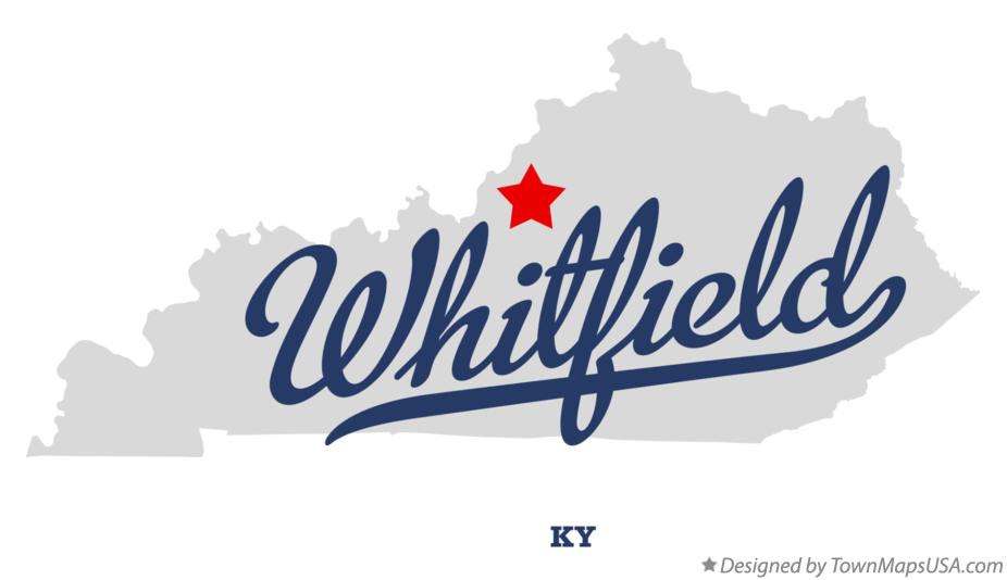 Map of Whitfield Kentucky KY