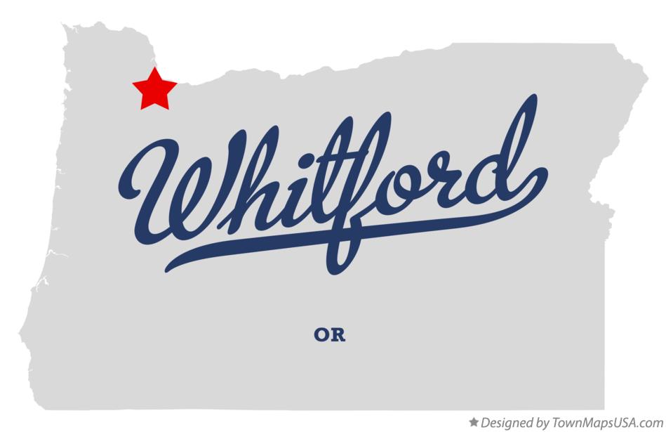 Map of Whitford Oregon OR