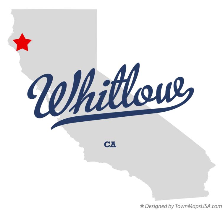 Map of Whitlow California CA