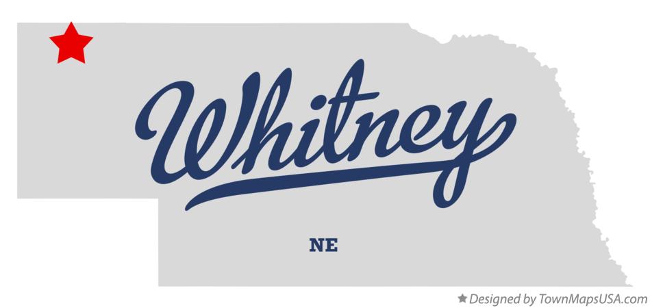 Map of Whitney Nebraska NE