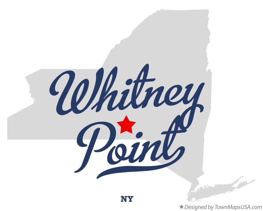 Map of Whitney Point New York NY
