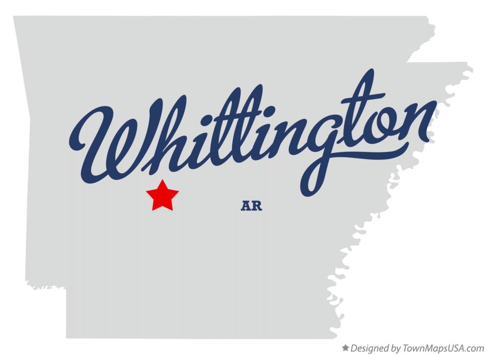 Map of Whittington Arkansas AR