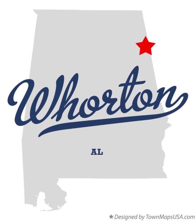 Map of Whorton Alabama AL