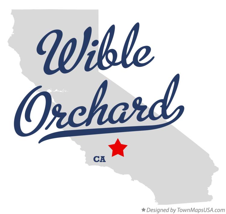 Map of Wible Orchard California CA