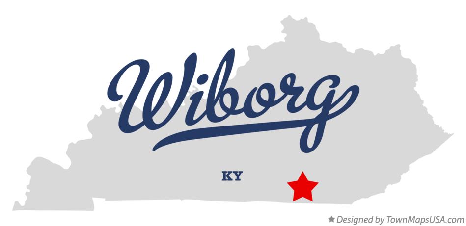 Map of Wiborg Kentucky KY