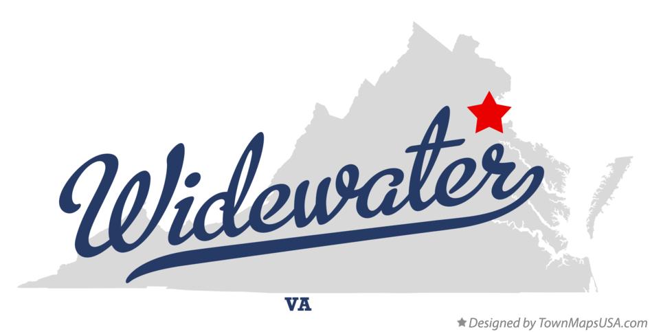Map of Widewater Virginia VA
