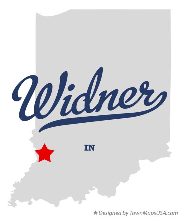 Map of Widner Indiana IN