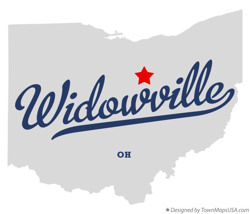 Map of Widowville Ohio OH