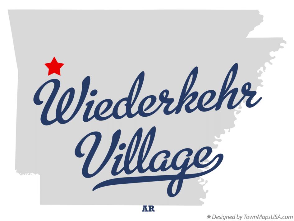 Map of Wiederkehr Village Arkansas AR