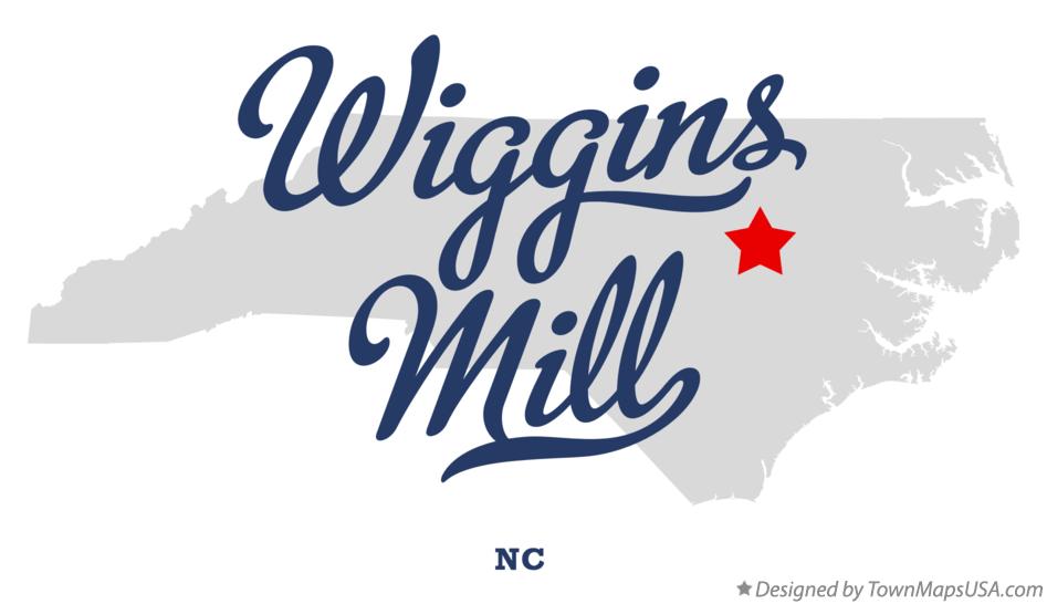 Map of Wiggins Mill North Carolina NC