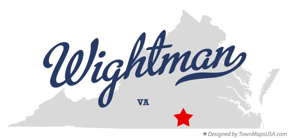 Map of Wightman Virginia VA