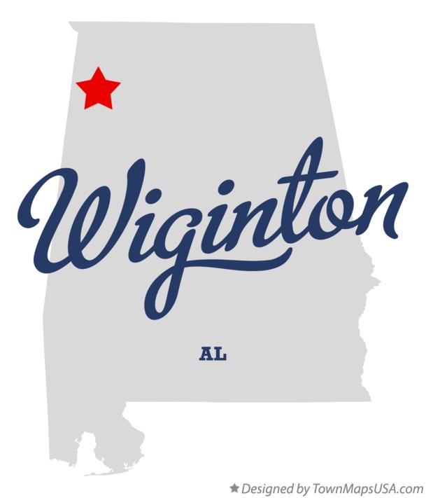 Map of Wiginton Alabama AL