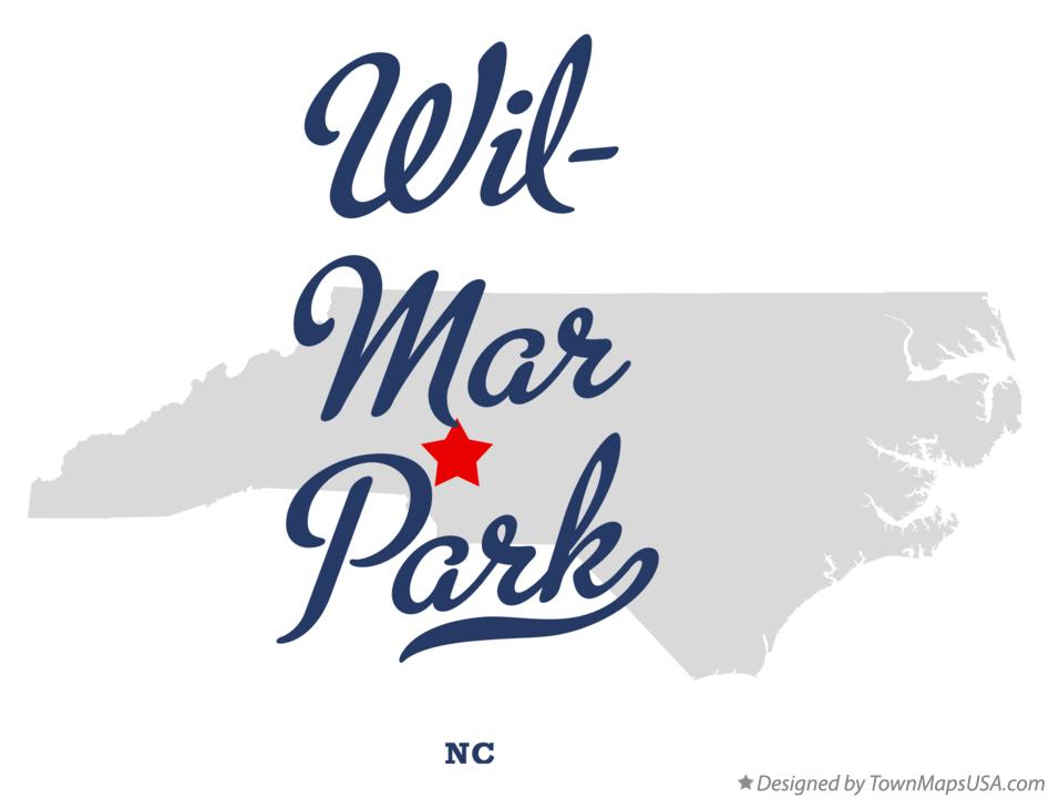 Map of Wil-Mar Park North Carolina NC