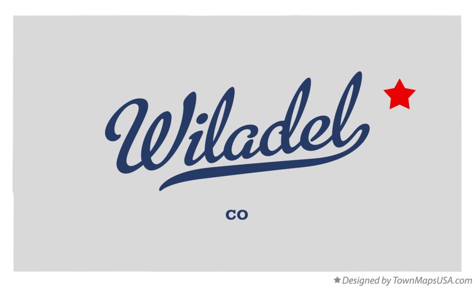 Map of Wiladel Colorado CO