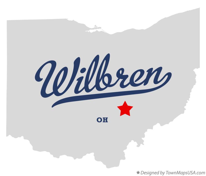 Map of Wilbren Ohio OH