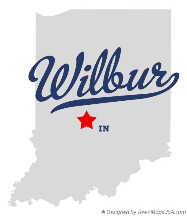 Map of Wilbur Indiana IN