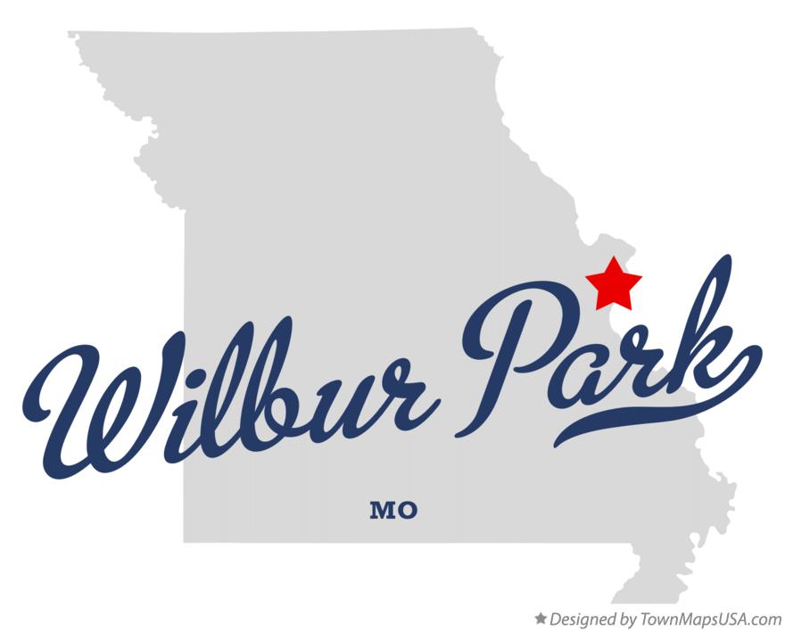 Map of Wilbur Park Missouri MO