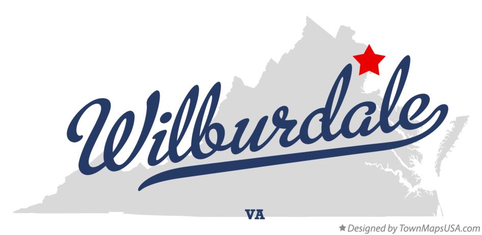 Map of Wilburdale Virginia VA