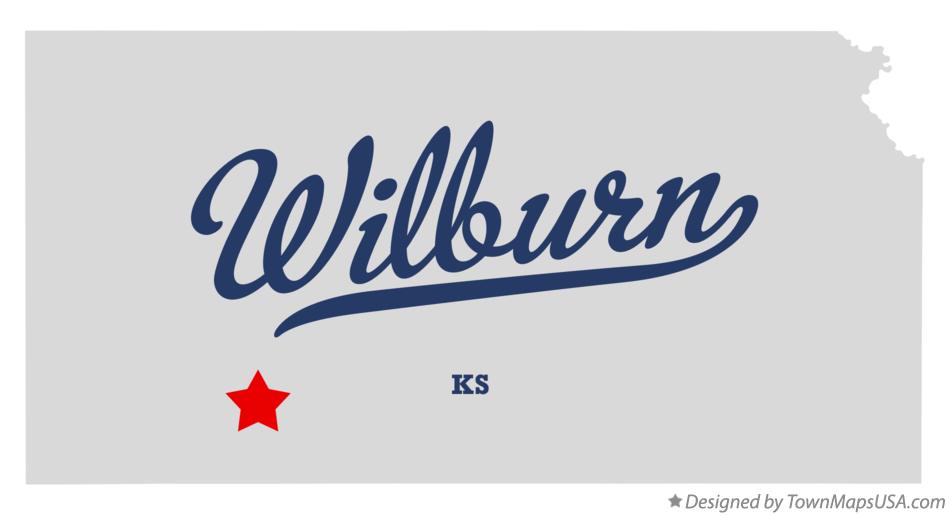 Map of Wilburn Kansas KS