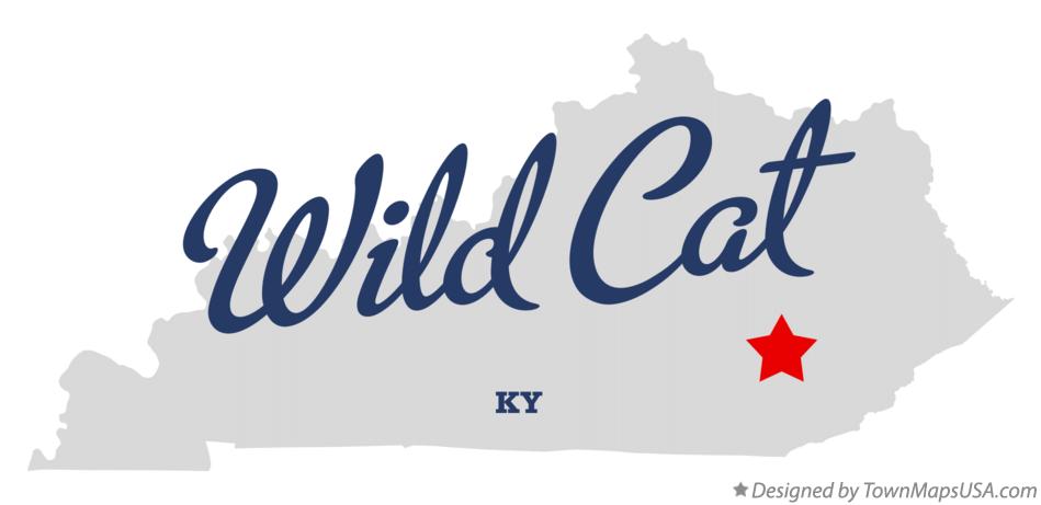 Map of Wild Cat Kentucky KY