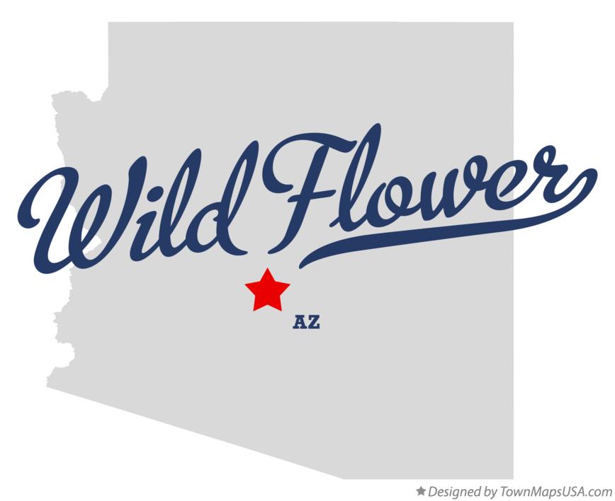 Map of Wild Flower Arizona AZ