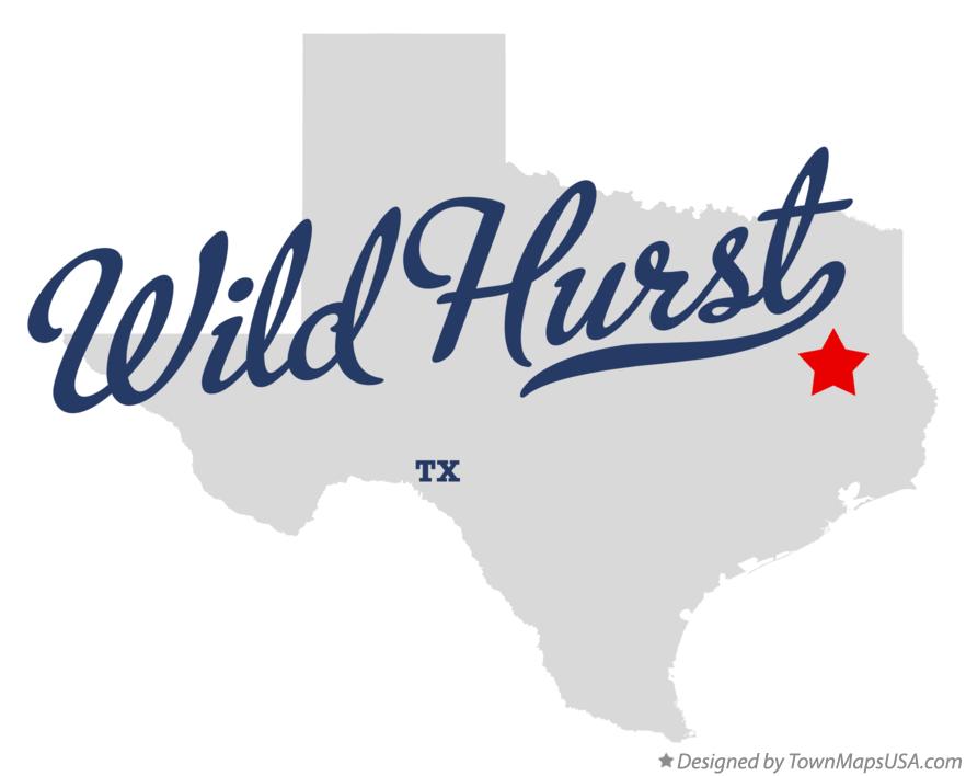 Map of Wild Hurst Texas TX