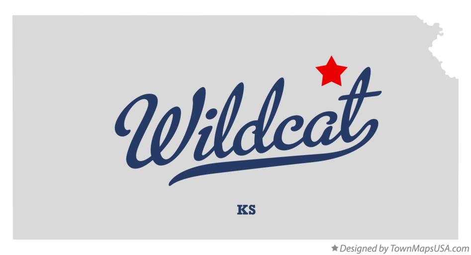 Map of Wildcat Kansas KS