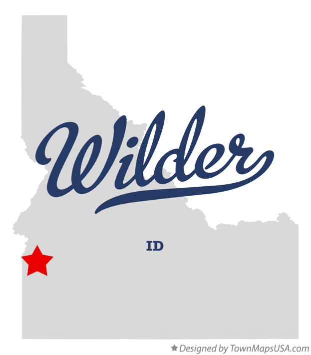 Map of Wilder Idaho ID