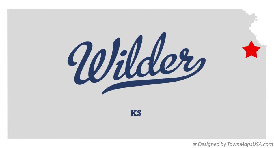 Map of Wilder Kansas KS