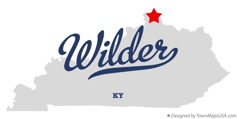 Map of Wilder Kentucky KY