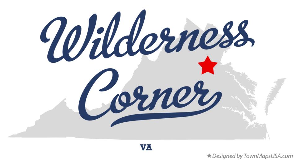 Map of Wilderness Corner Virginia VA