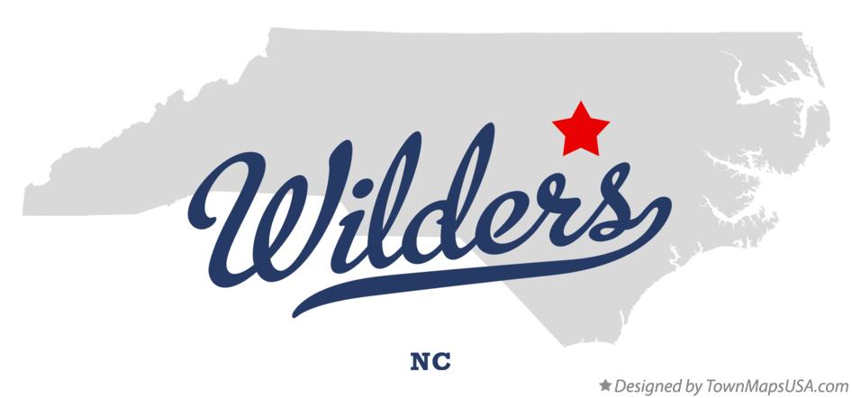 Map of Wilders North Carolina NC