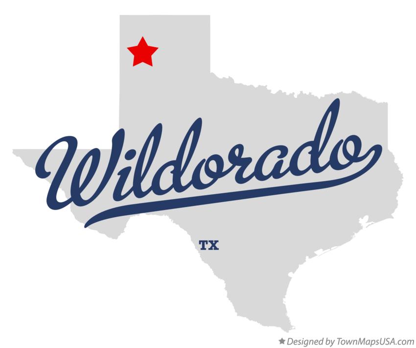 Map of Wildorado Texas TX