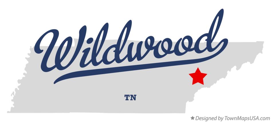 Map of Wildwood Tennessee TN