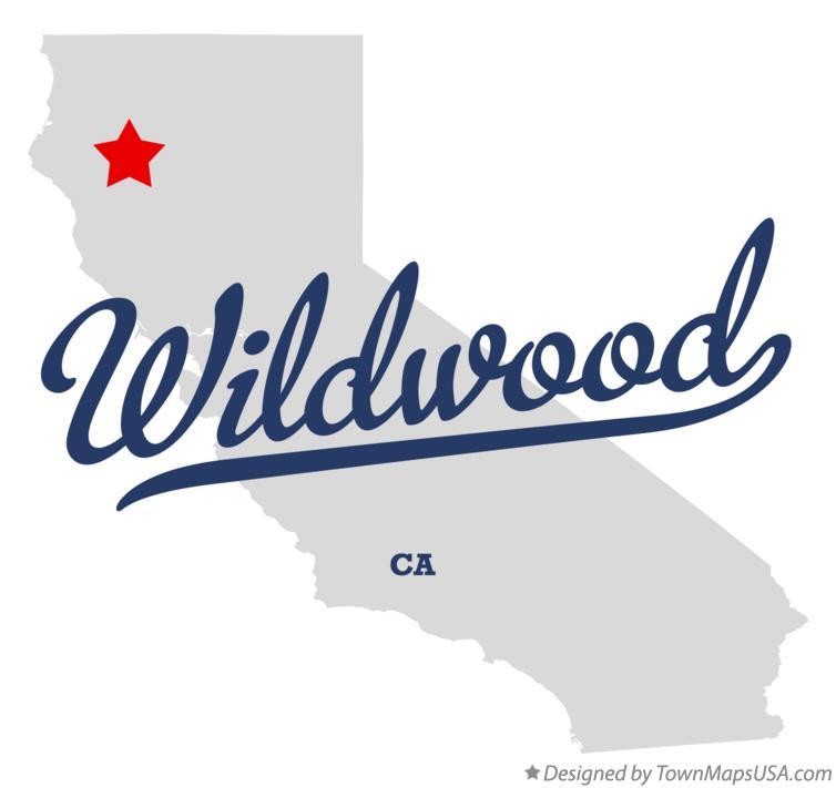 Map of Wildwood California CA