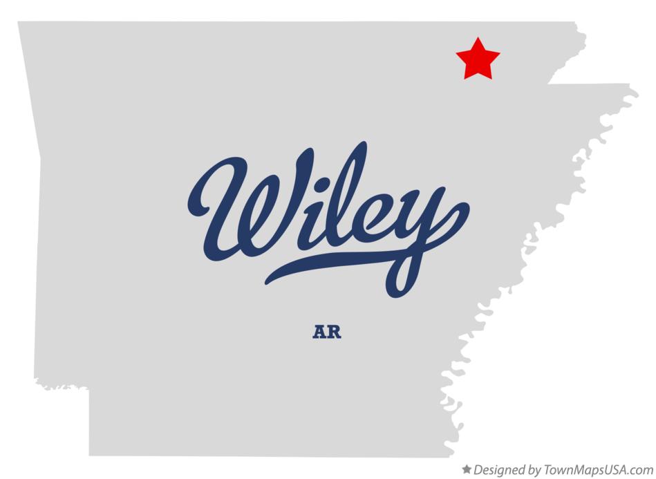 Map of Wiley Arkansas AR