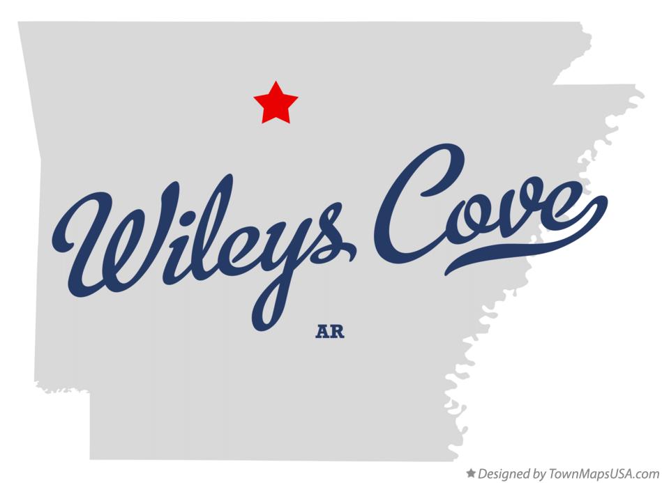 Map of Wileys Cove Arkansas AR