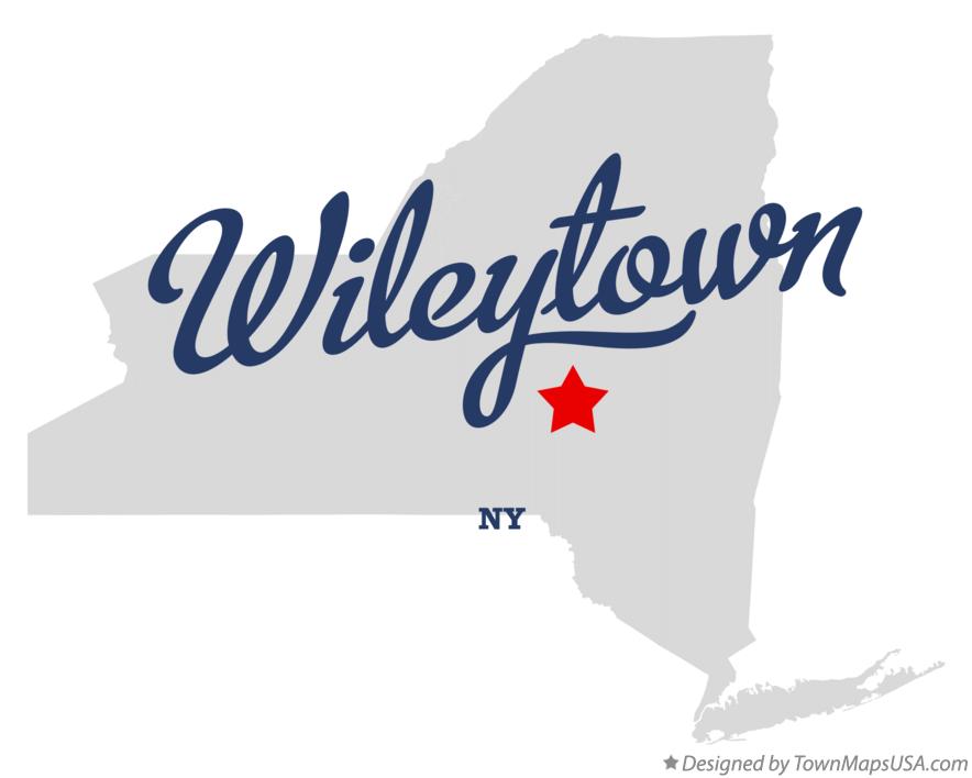 Map of Wileytown New York NY