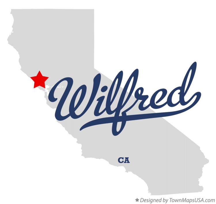 Map of Wilfred California CA
