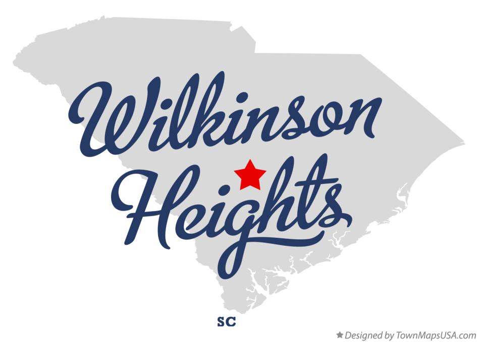Map of Wilkinson Heights South Carolina SC