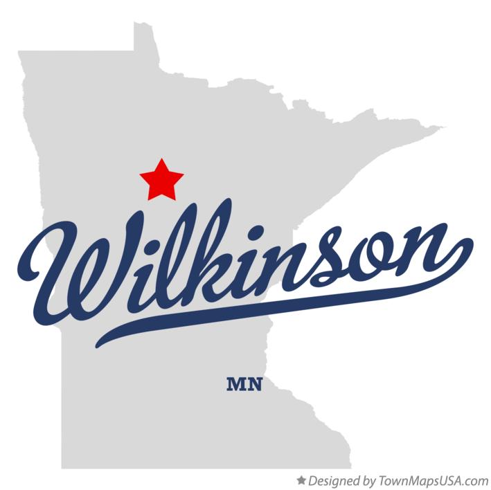 Map of Wilkinson Minnesota MN